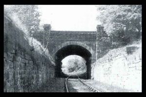Old railway bridge prior to 1951